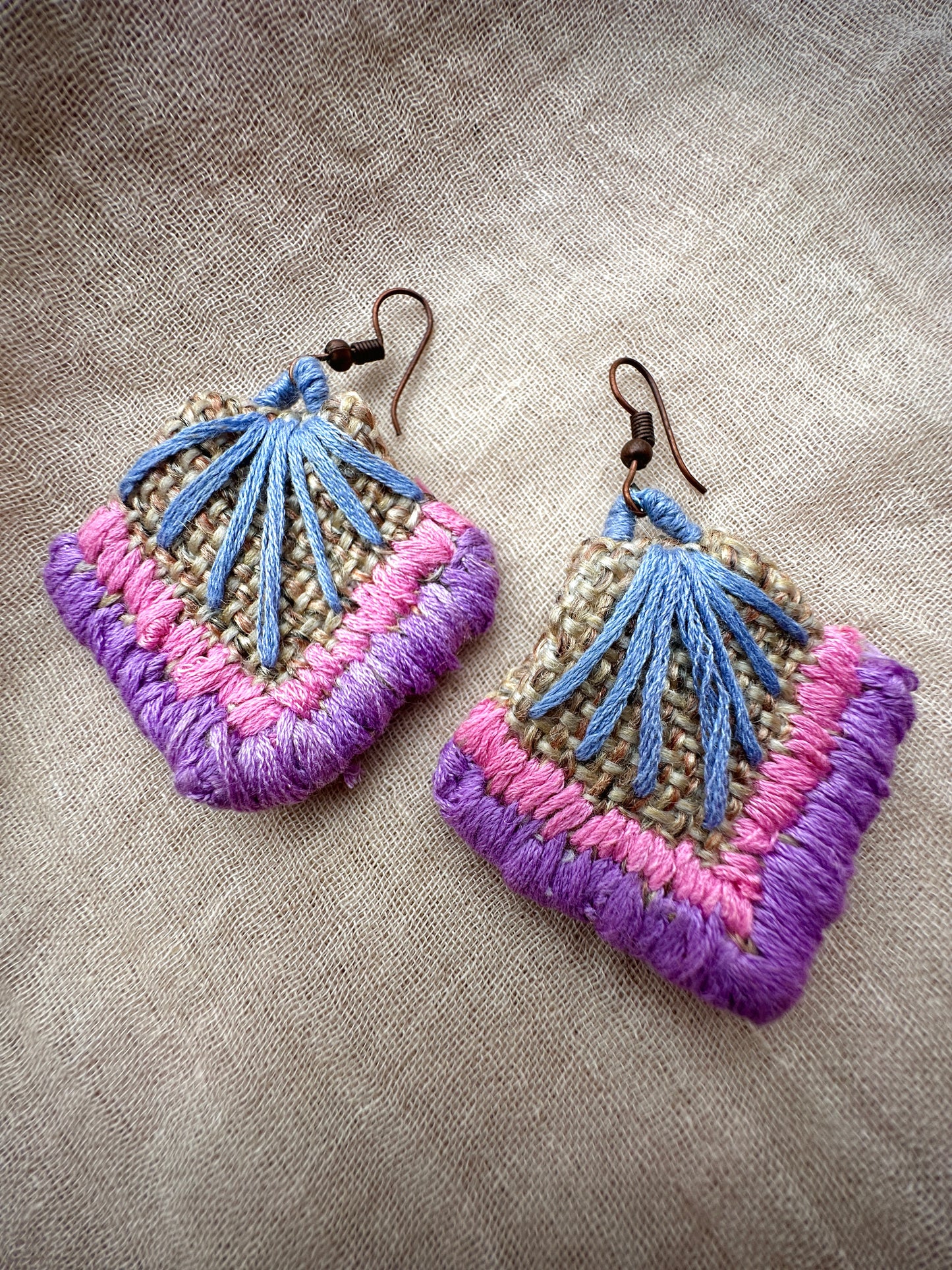 Handmade Jute Earrings