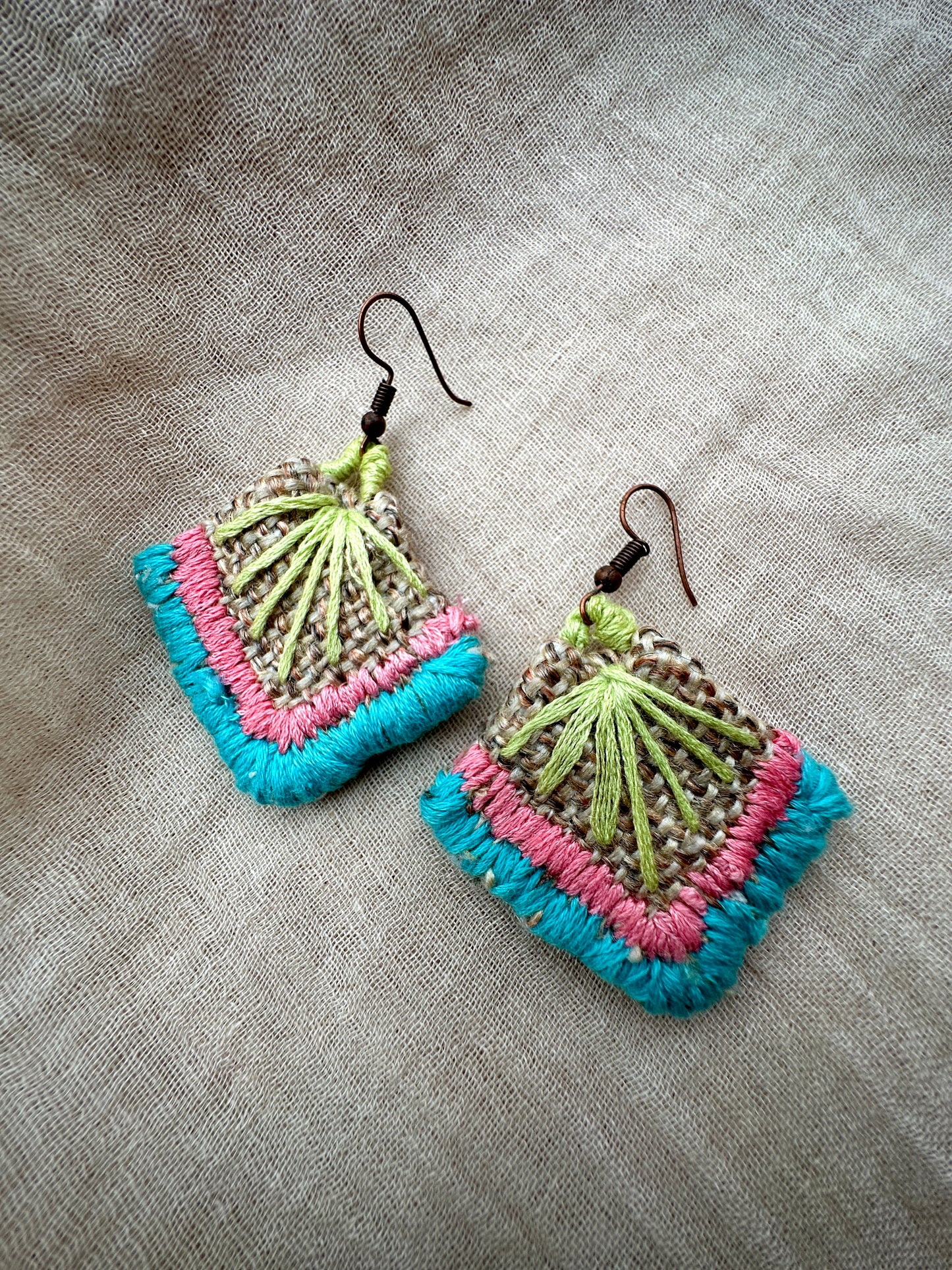 Handmade Jute Earrings