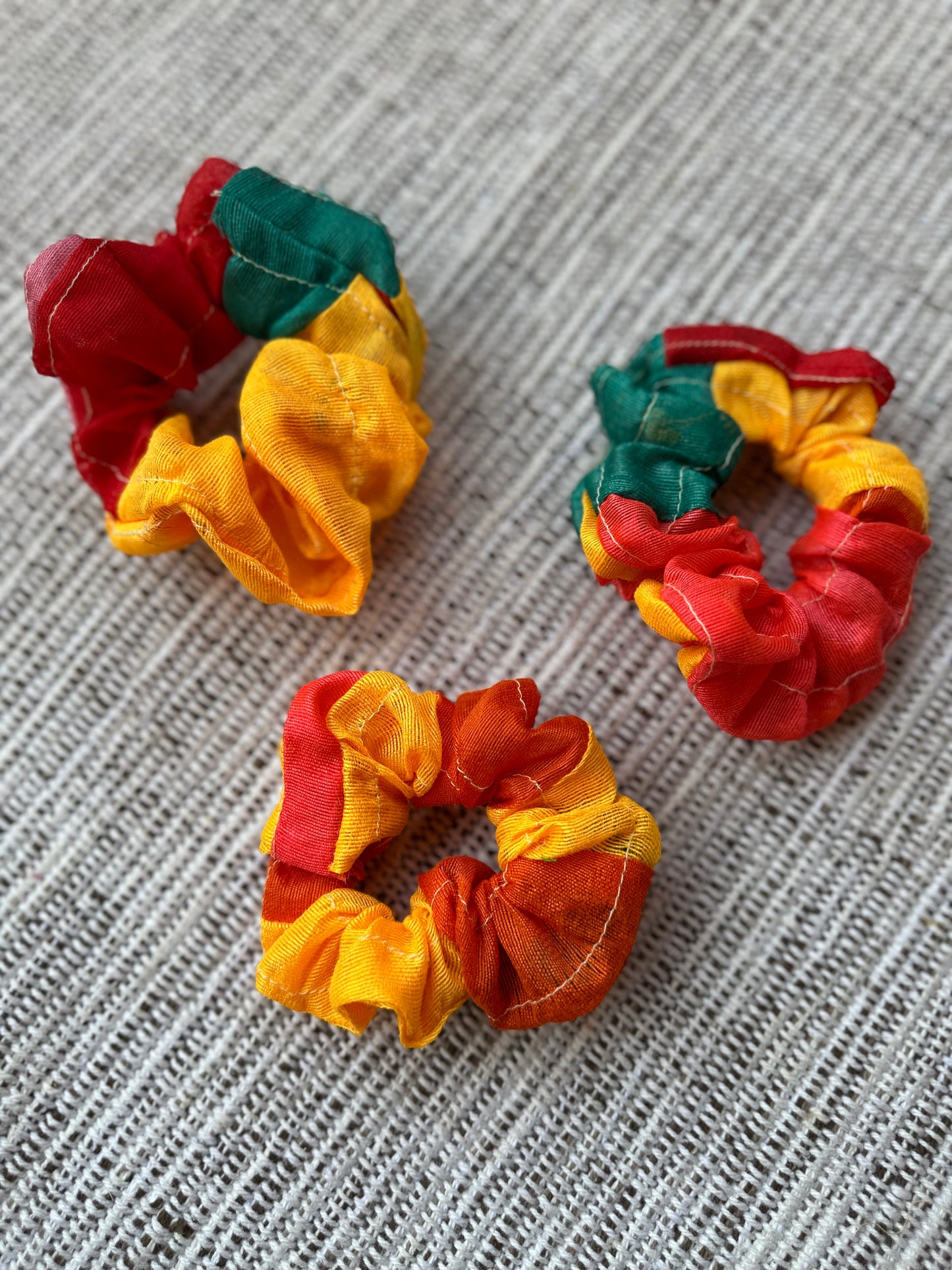 Lollipop Patchwork Scrunchies