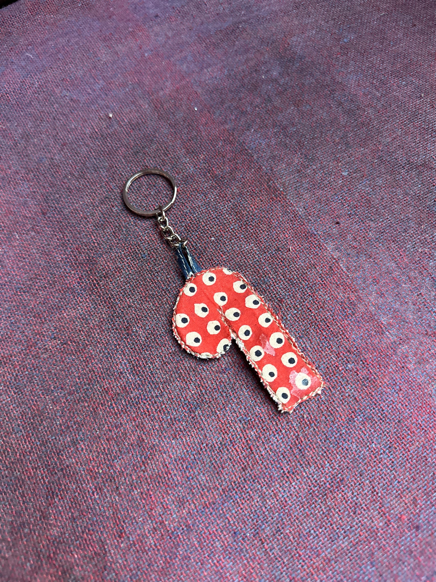 Patchwork Christmas Keychains