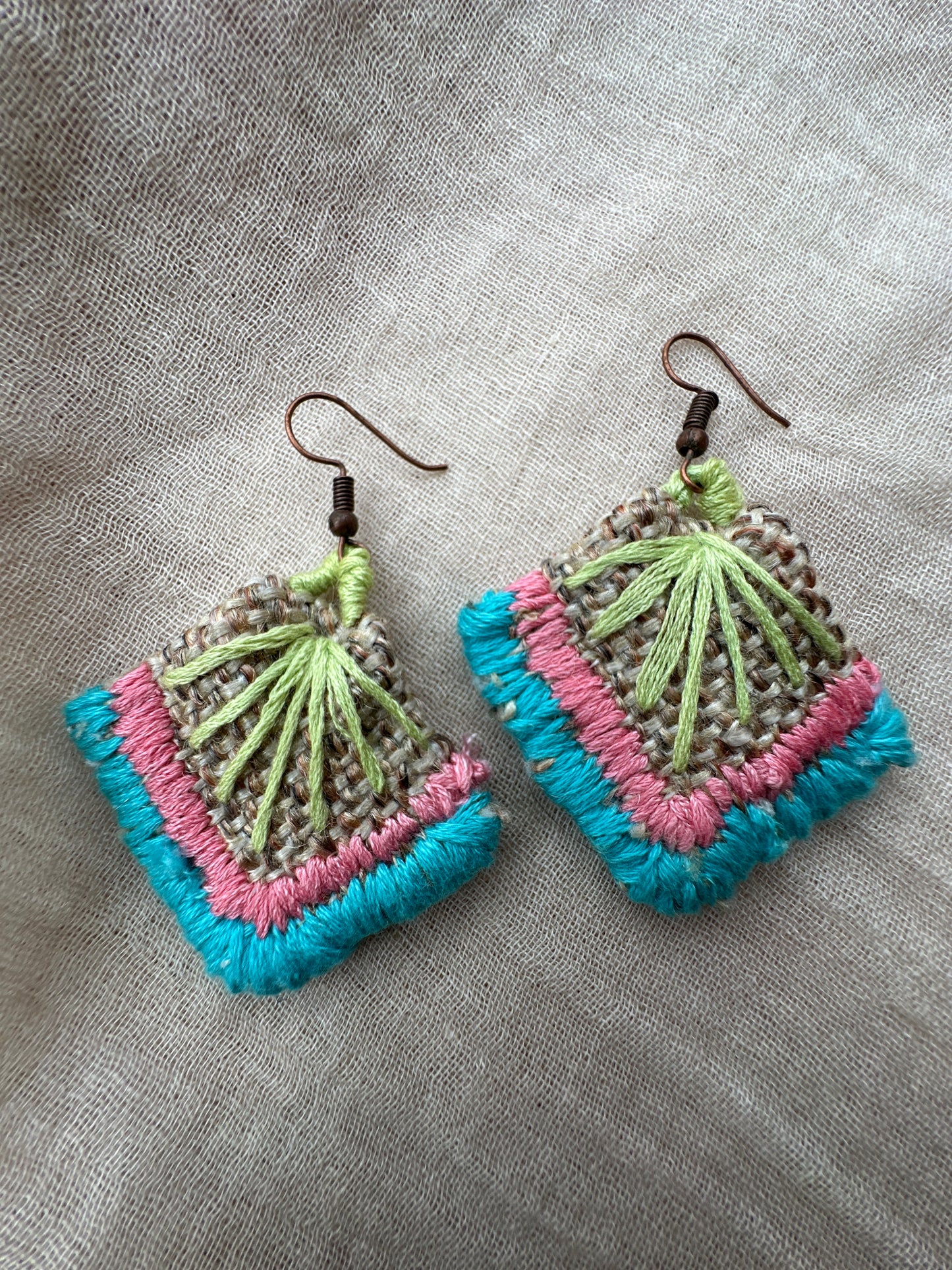 Handmade Jute Earrings