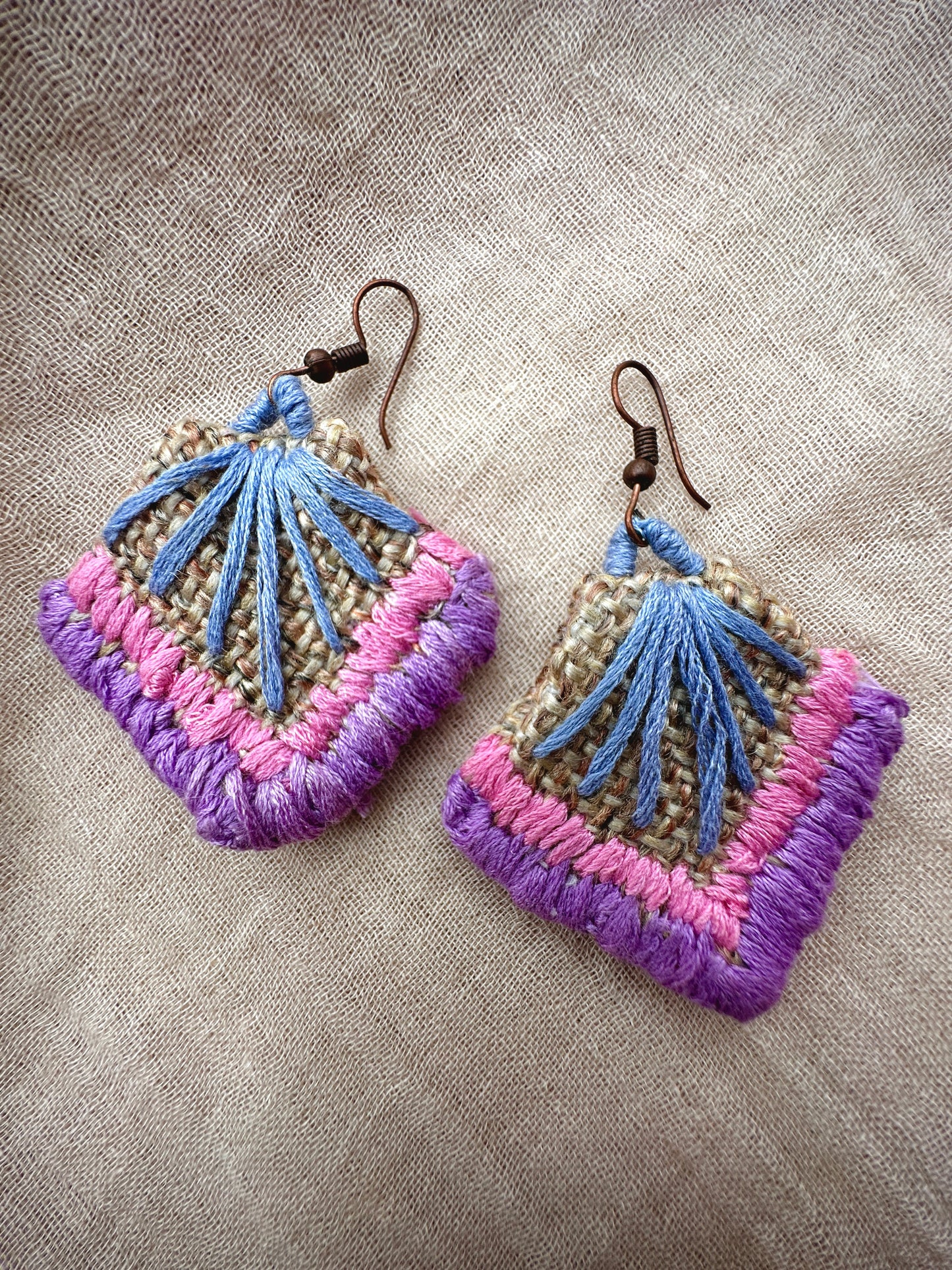 Handmade Jute Earrings