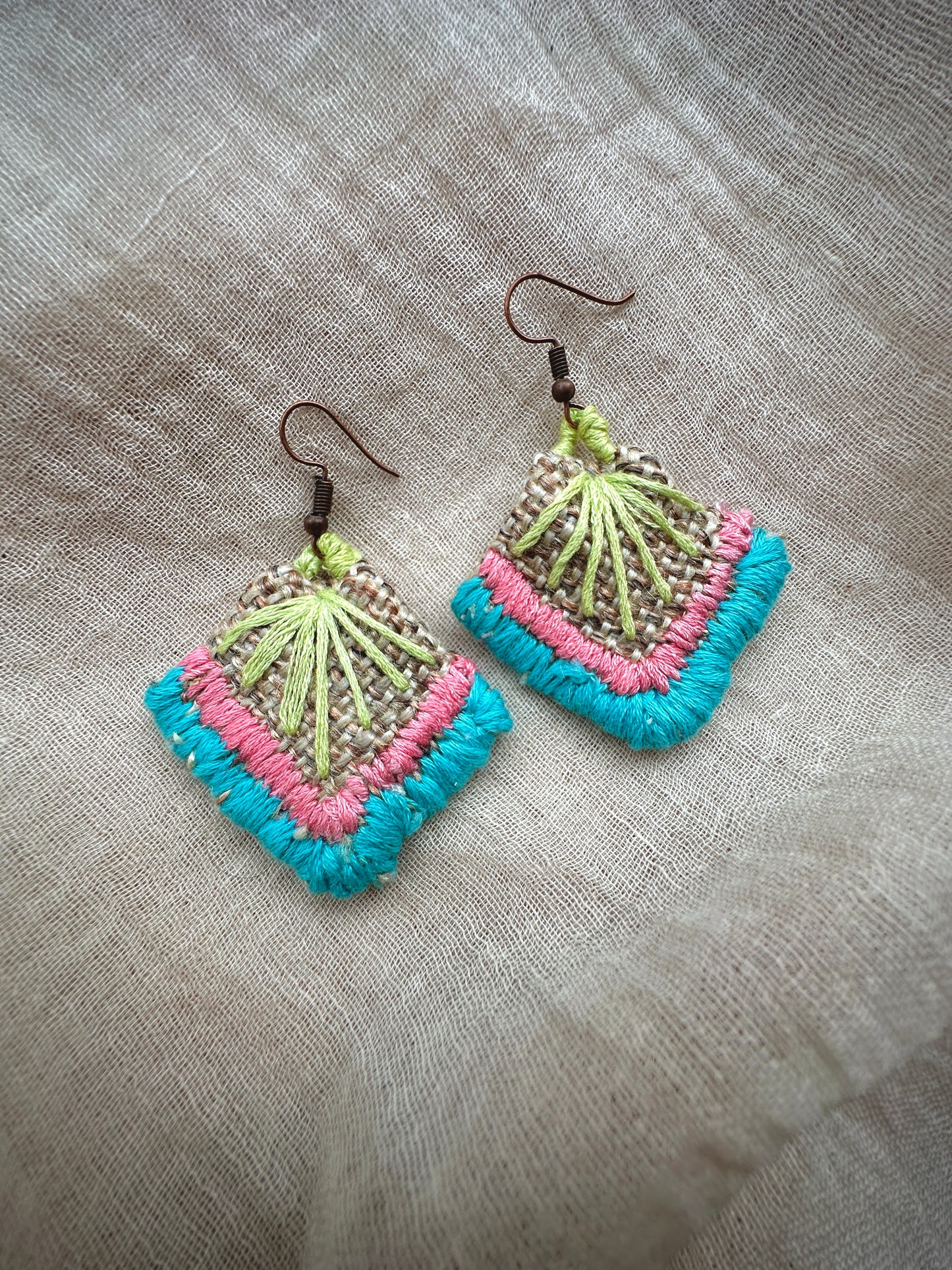 Handmade Jute Earrings