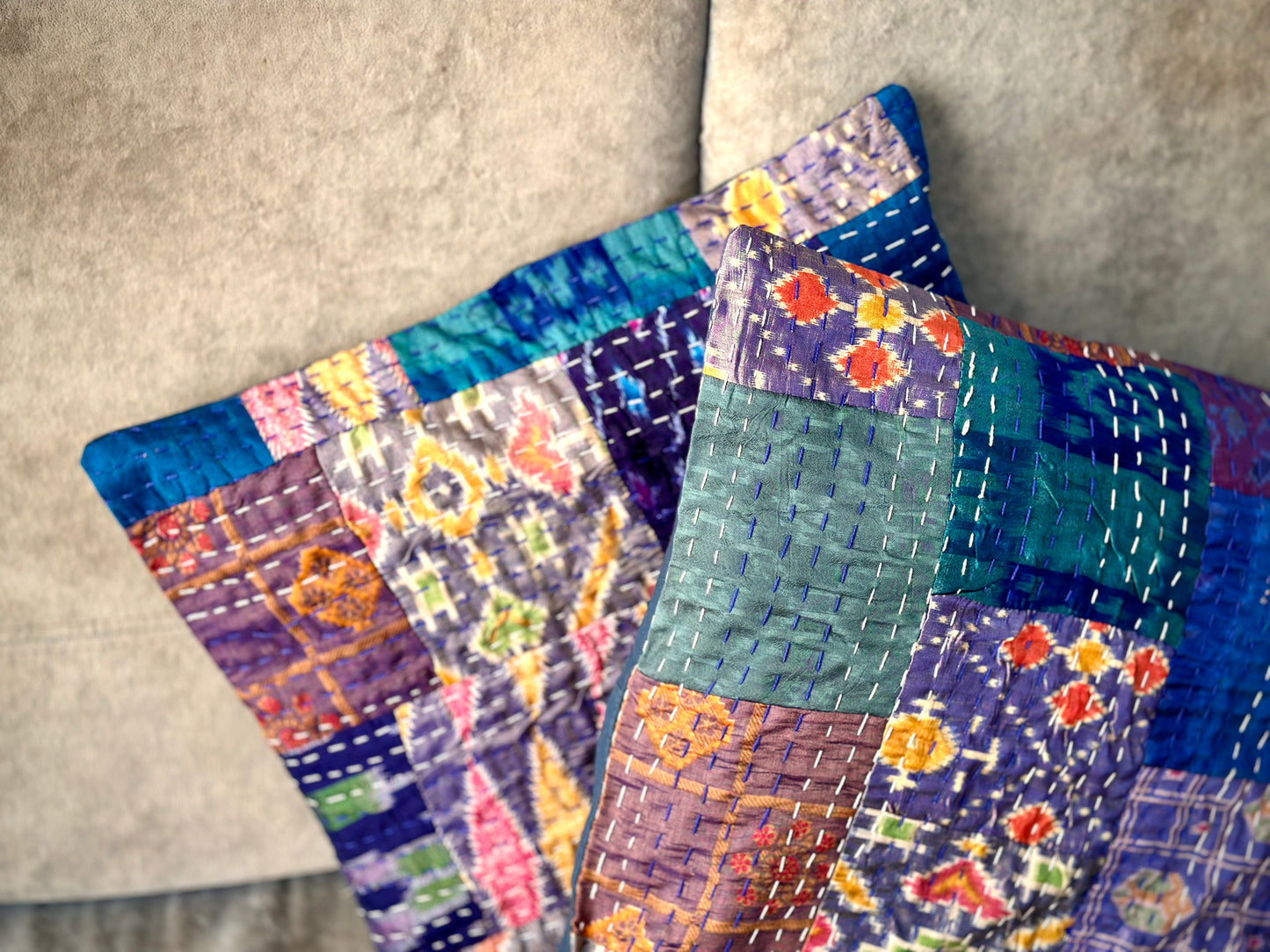 Daisy Silk-fuse Cushion Covers