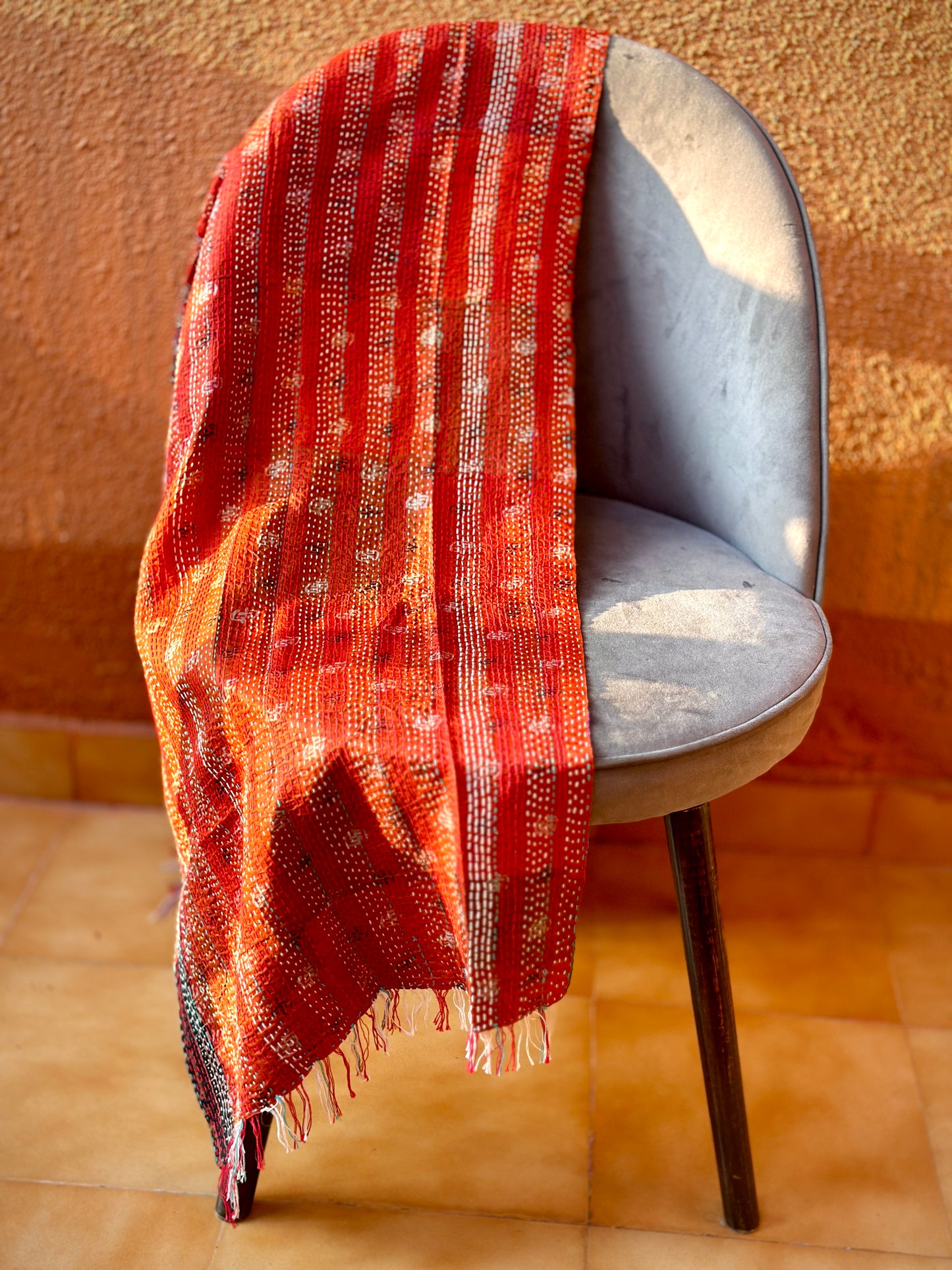 Dessert Rose Two-way Pastiche Scarf