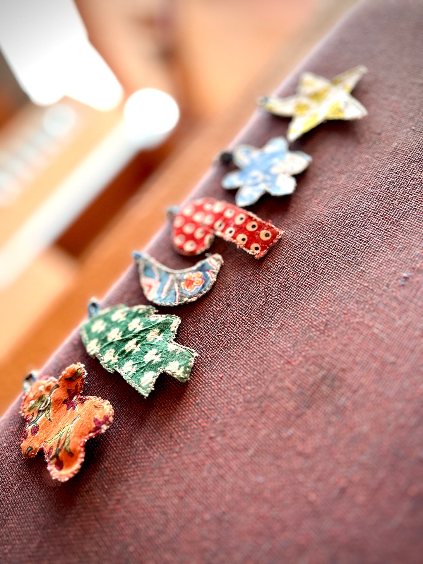 Patchwork Christmas Keychains