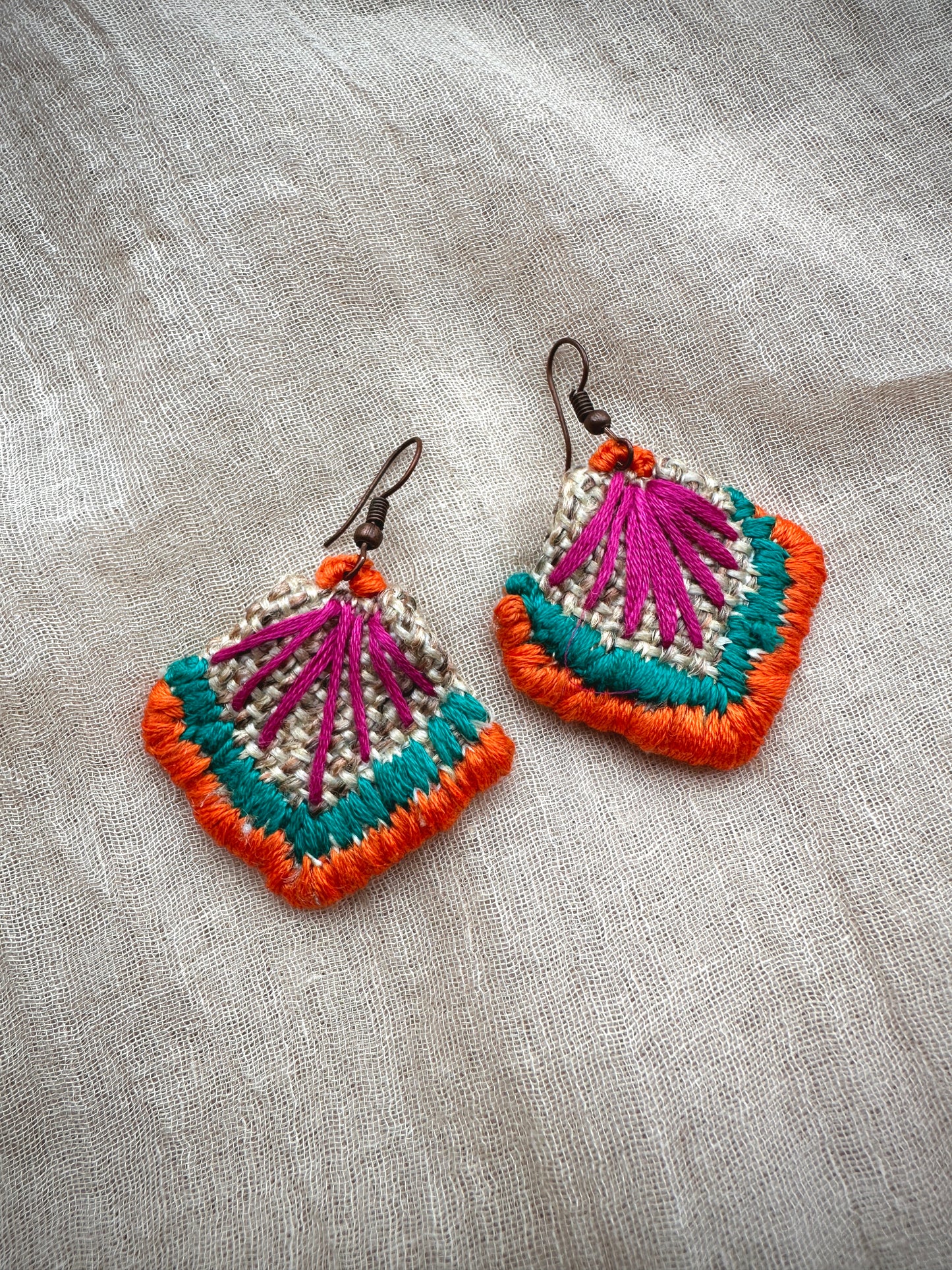 Handmade Jute Earrings
