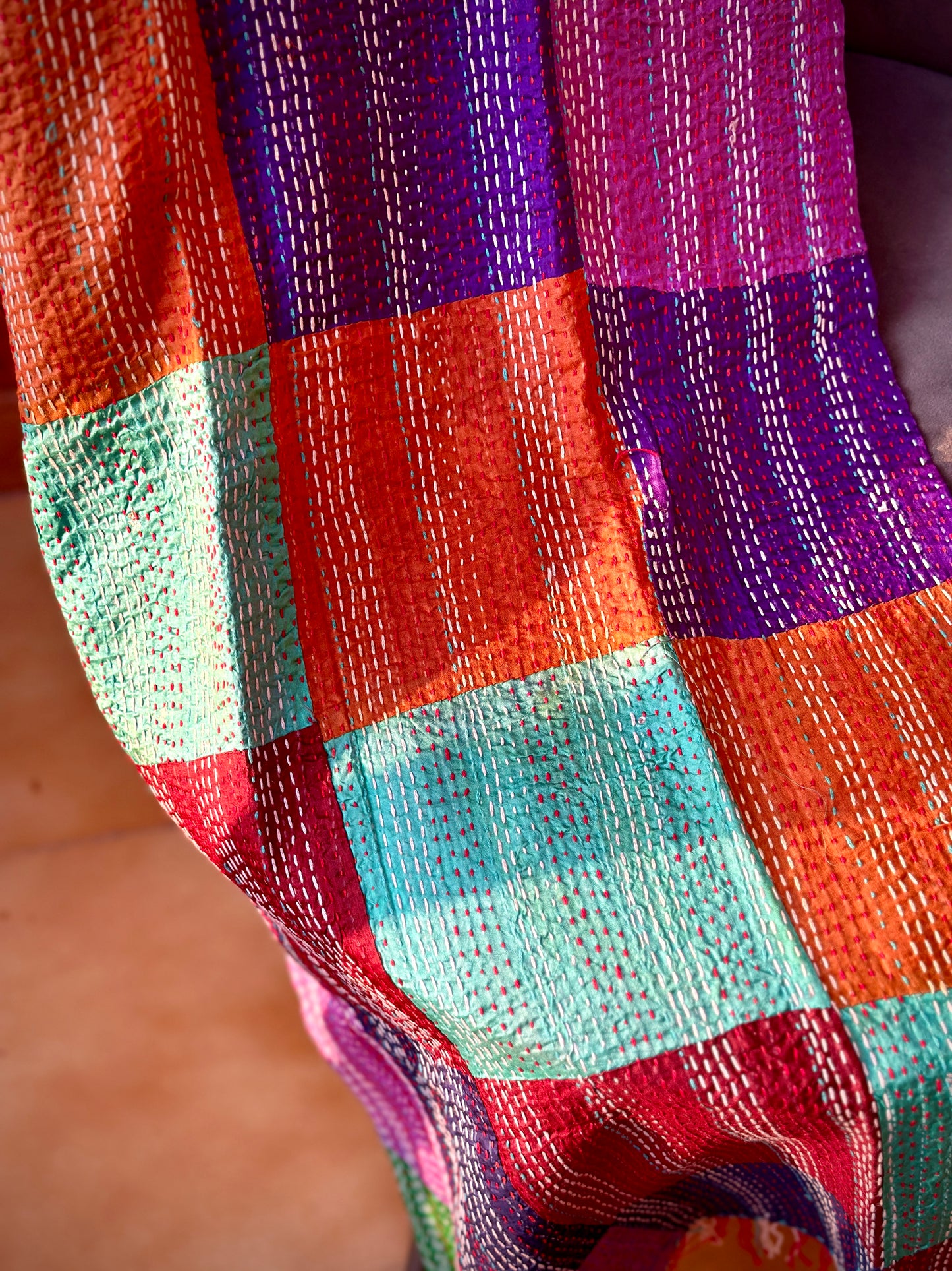 Dessert Rose Two-way Pastiche Scarf