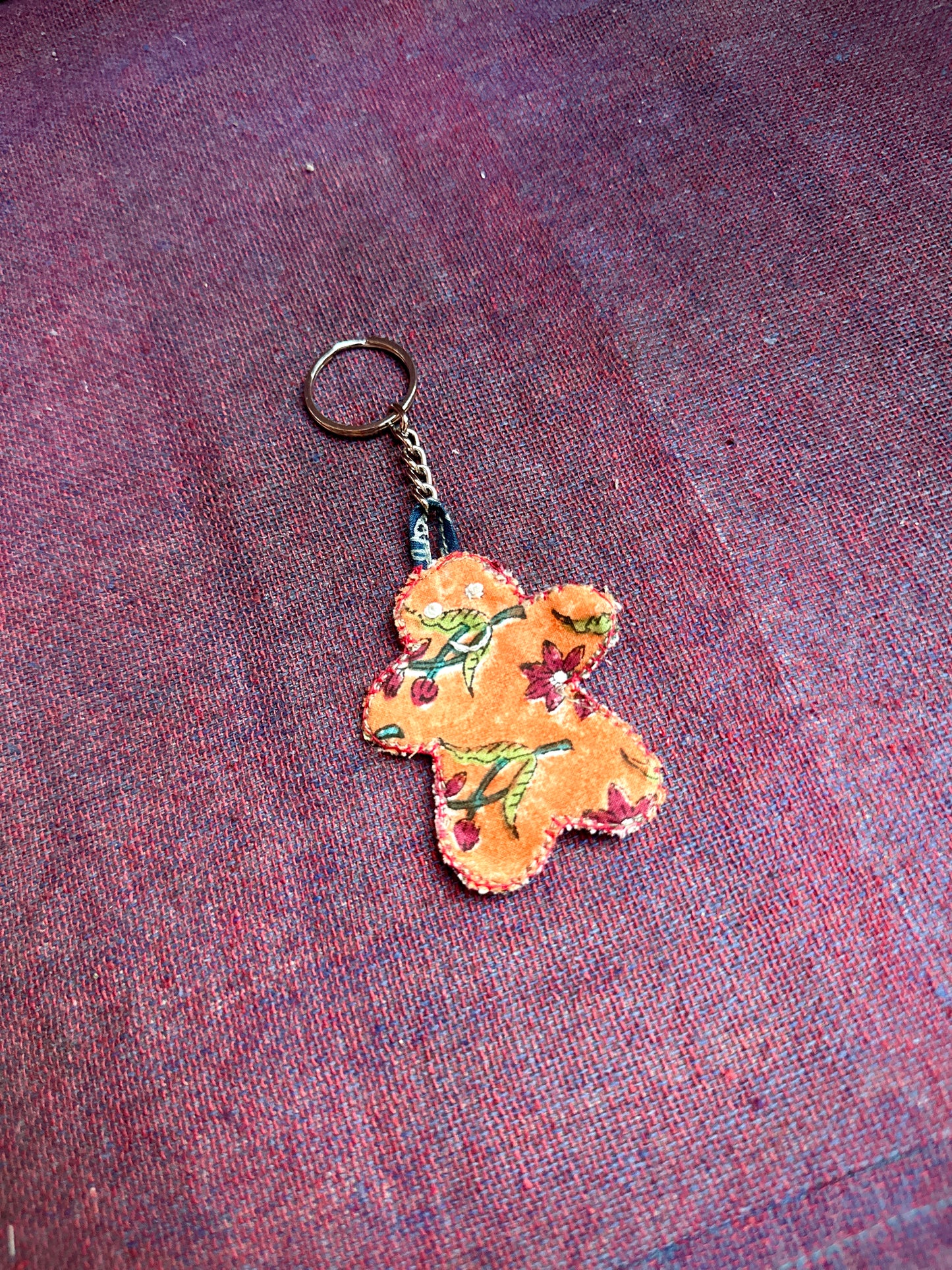 Patchwork Christmas Keychains