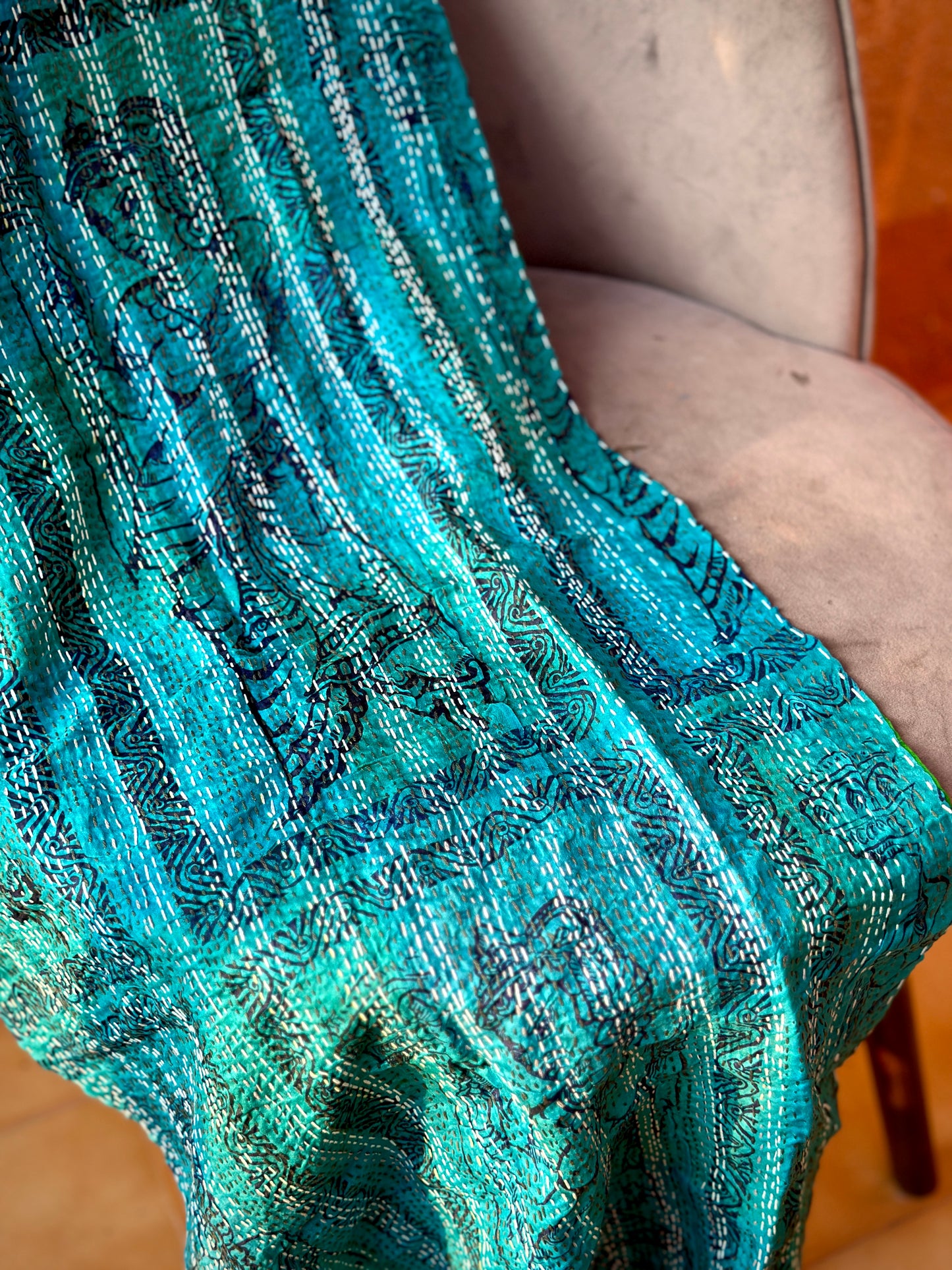 Ocean & River Two-way Pastiche Scarf