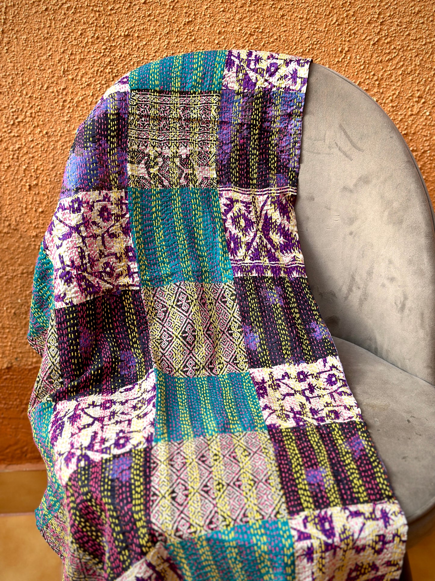 Violets & Lavender Two Way Pastiche Scarf