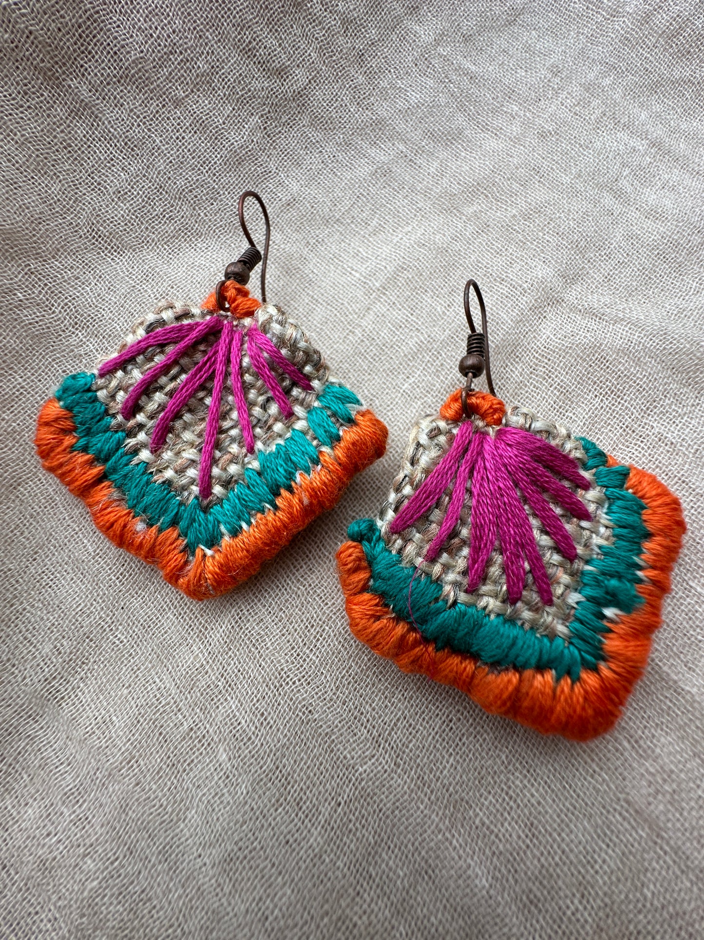 Handmade Jute Earrings