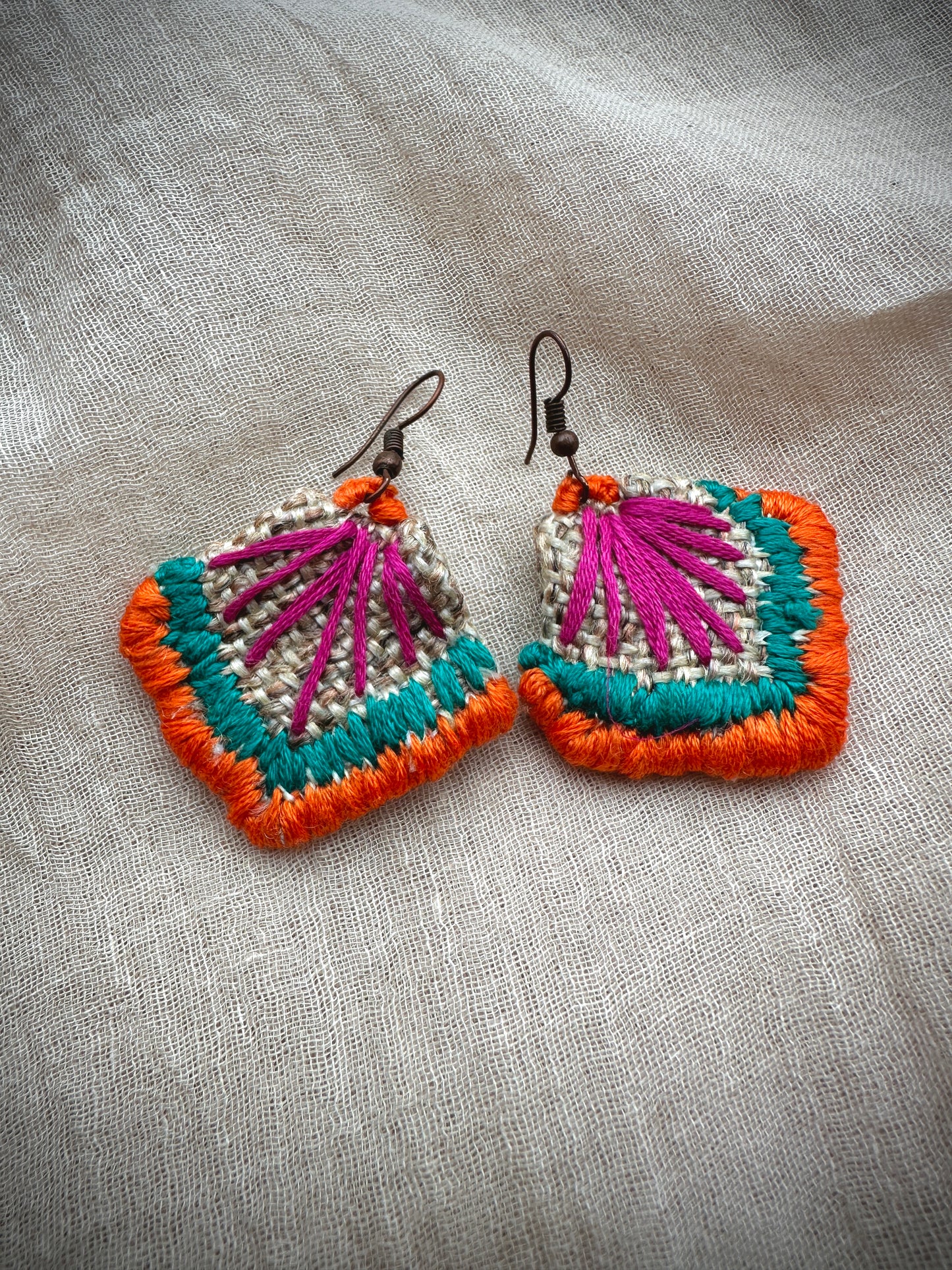 Handmade Jute Earrings
