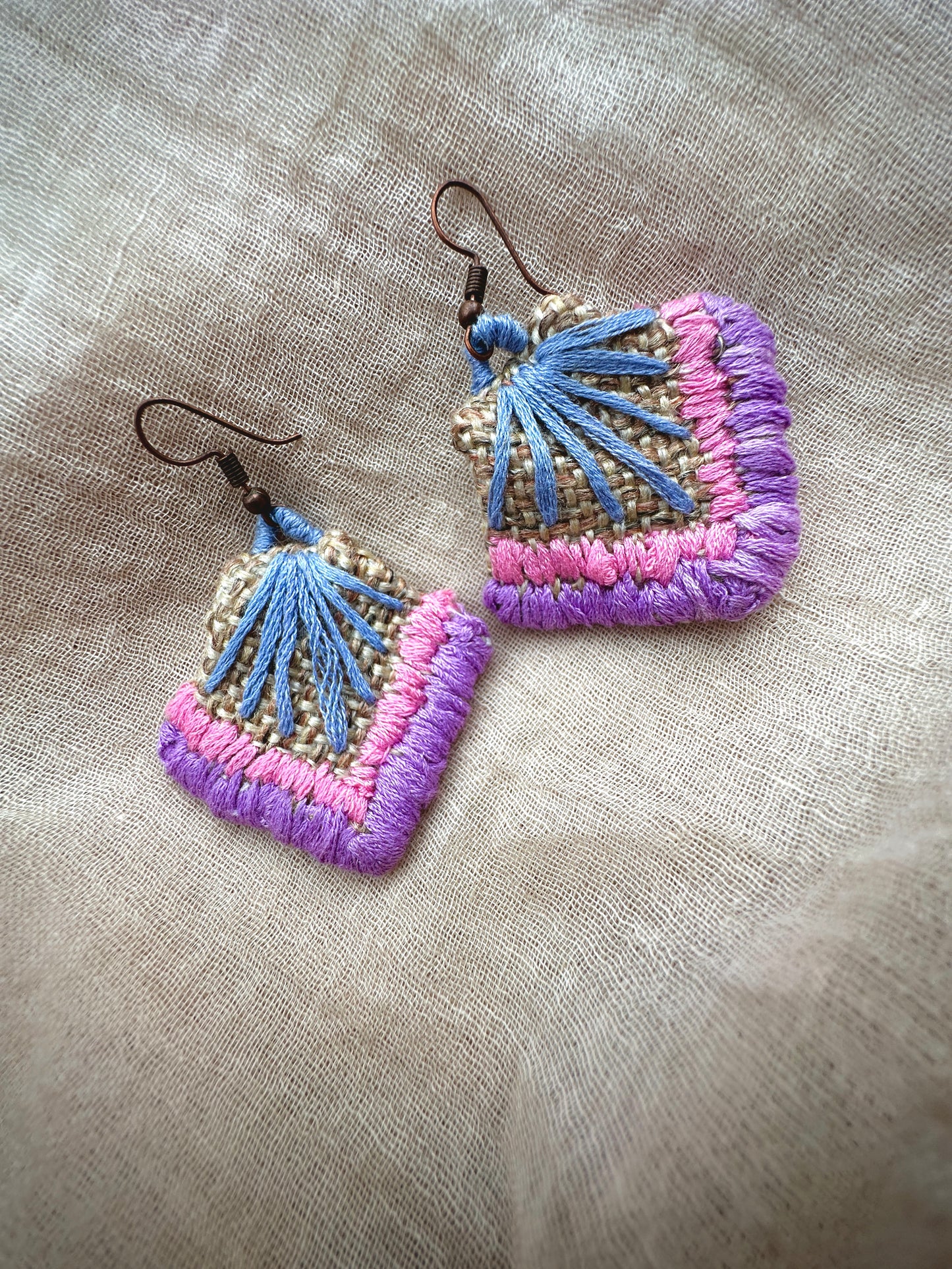 Handmade Jute Earrings