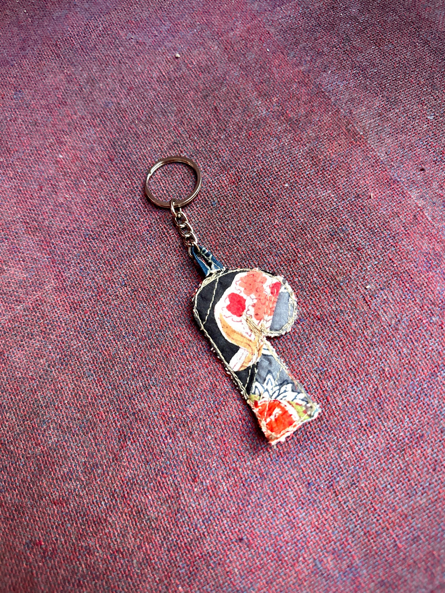 Patchwork Christmas Keychains
