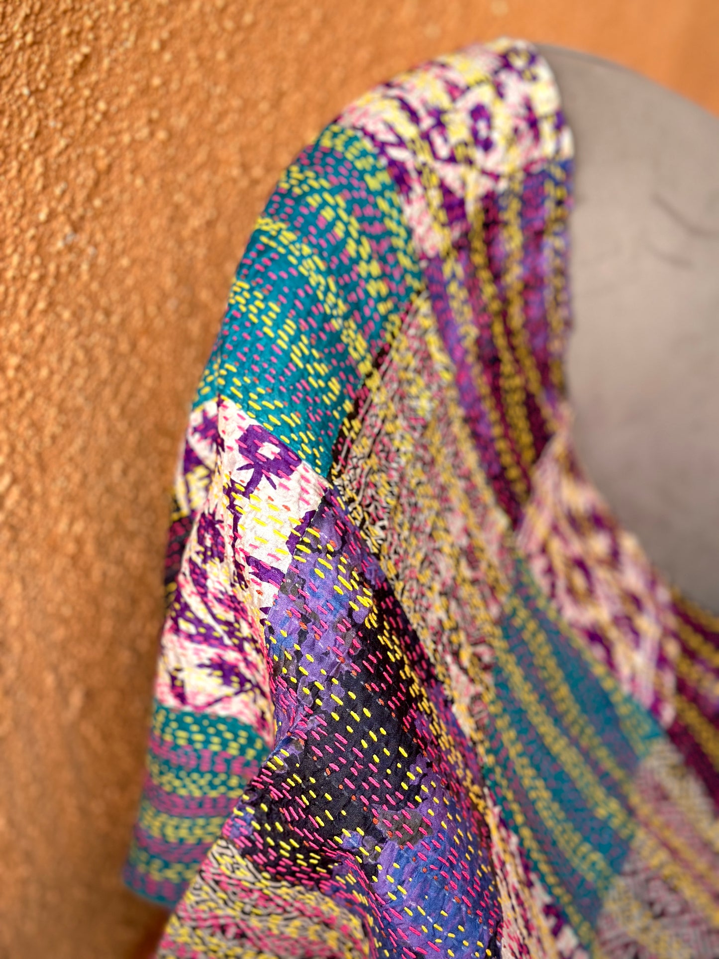Violets & Lavender Two Way Pastiche Scarf