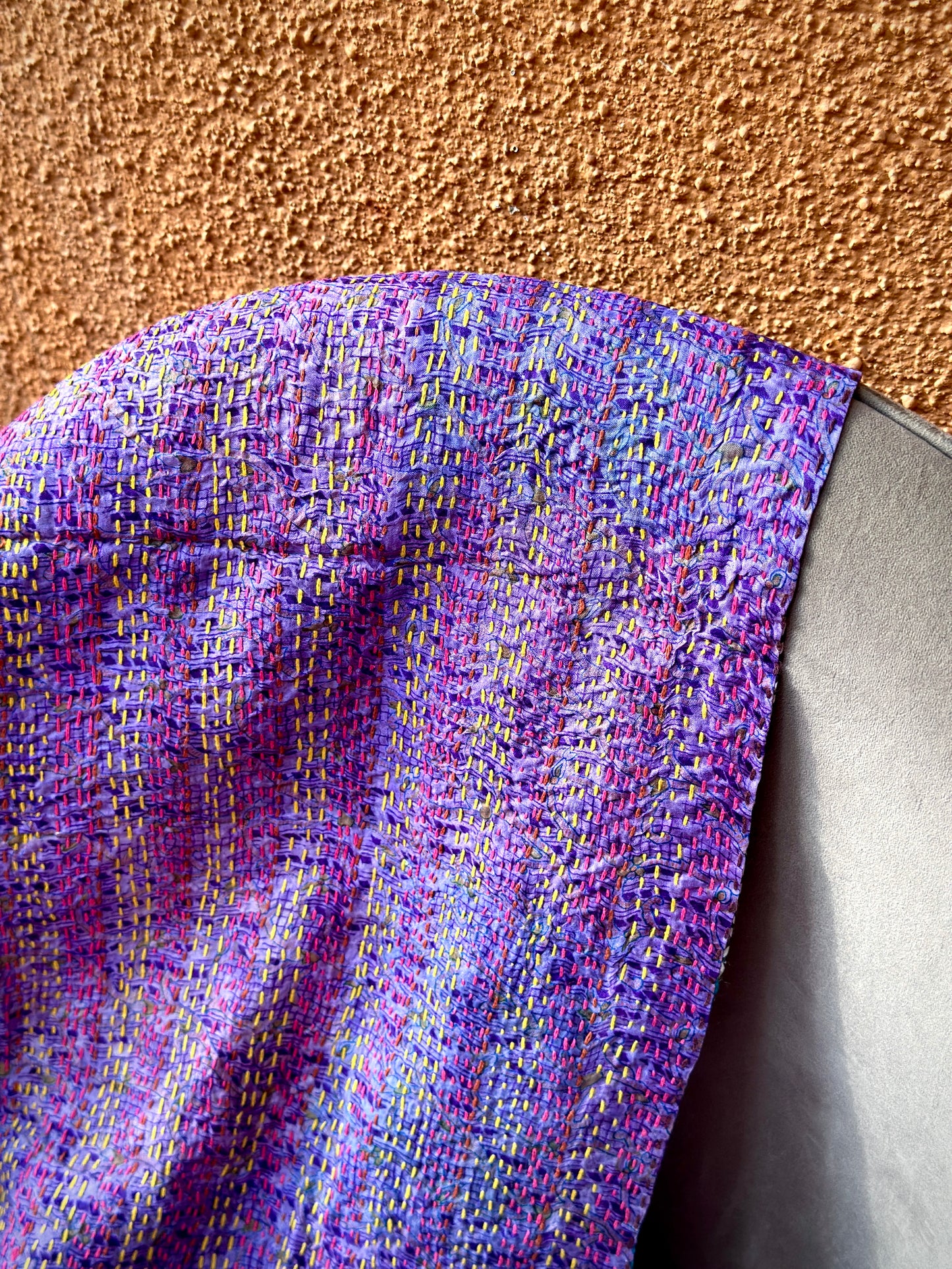 Violets & Lavender Two Way Pastiche Scarf