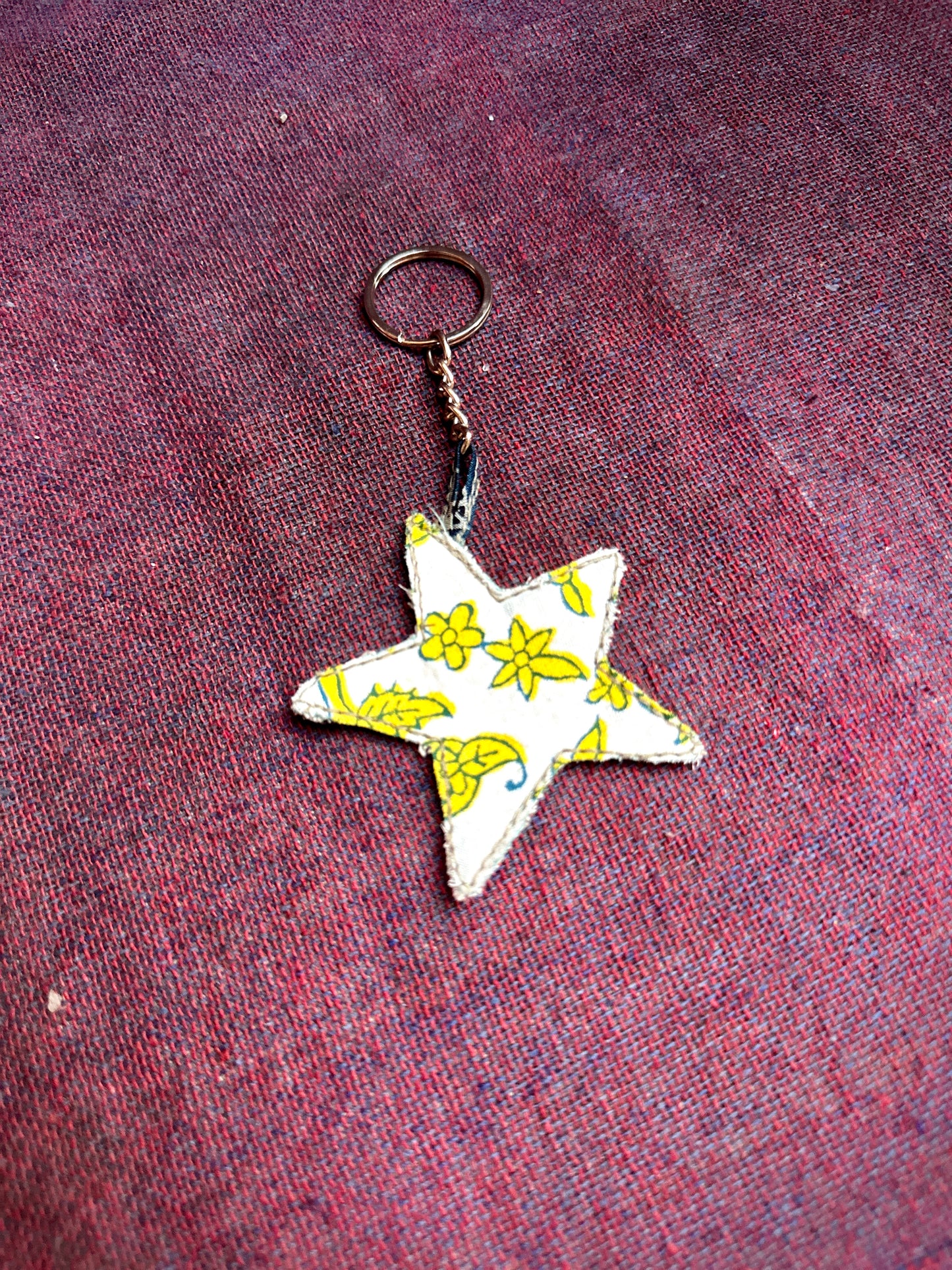 Patchwork Christmas Keychains