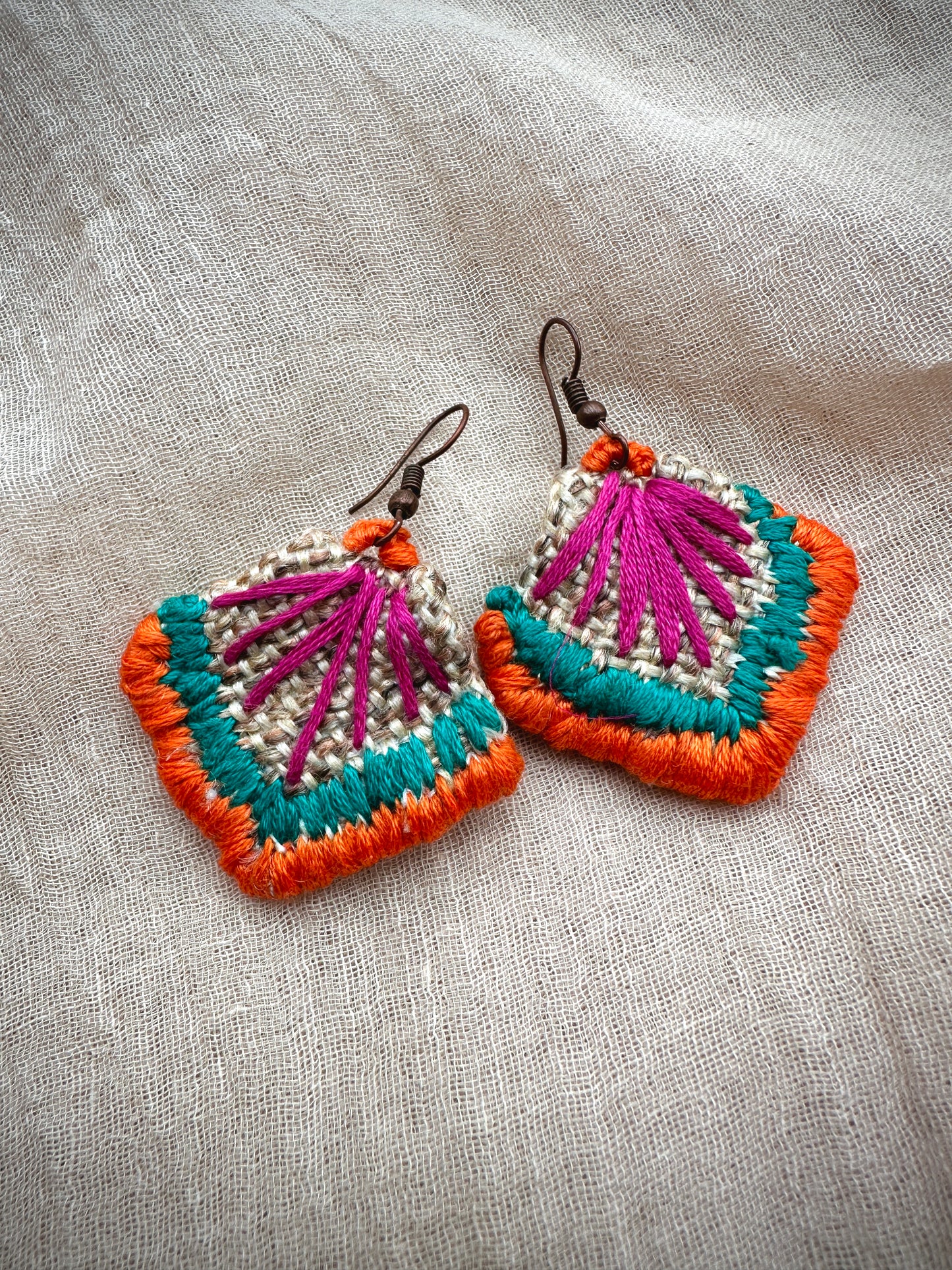 Handmade Jute Earrings