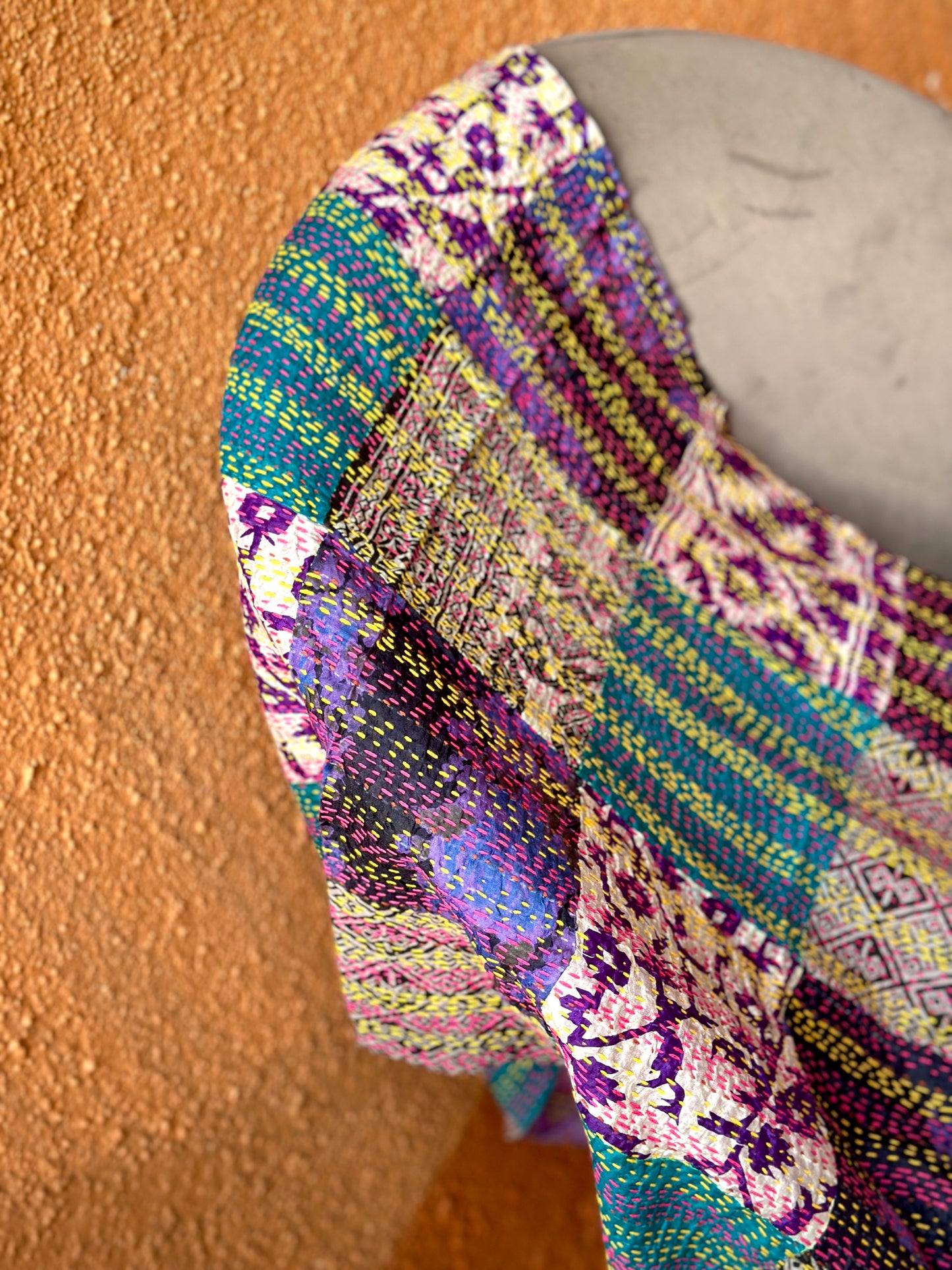 Violets & Lavender Two Way Pastiche Scarf