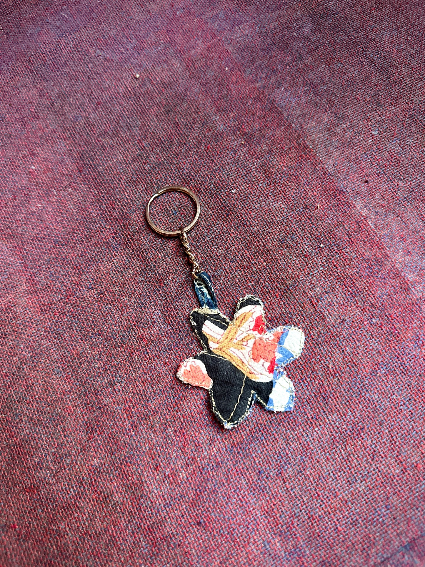 Patchwork Christmas Keychains