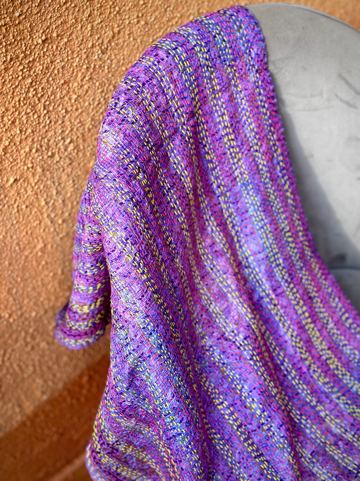 Violets & Lavender Two Way Pastiche Scarf