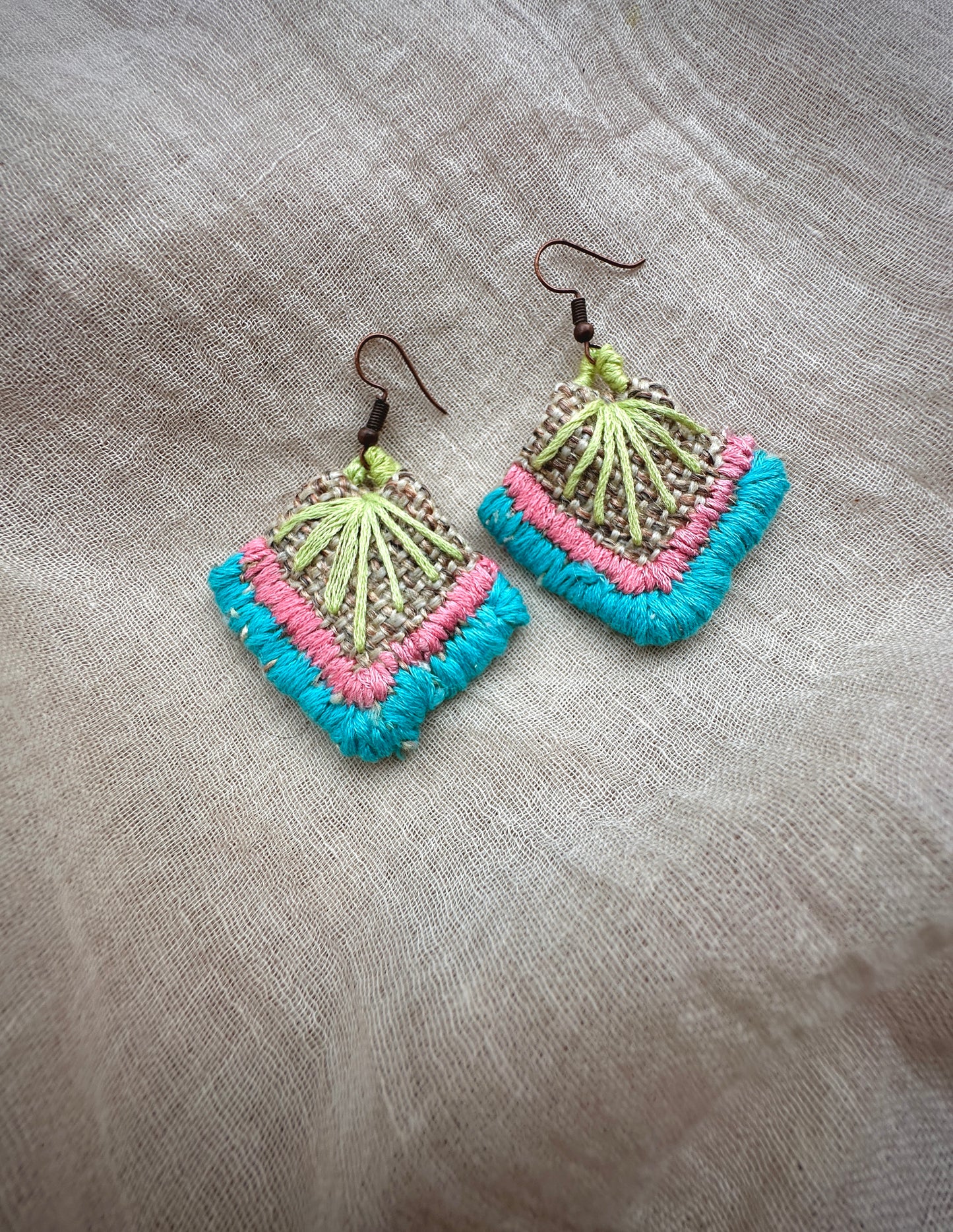 Handmade Jute Earrings