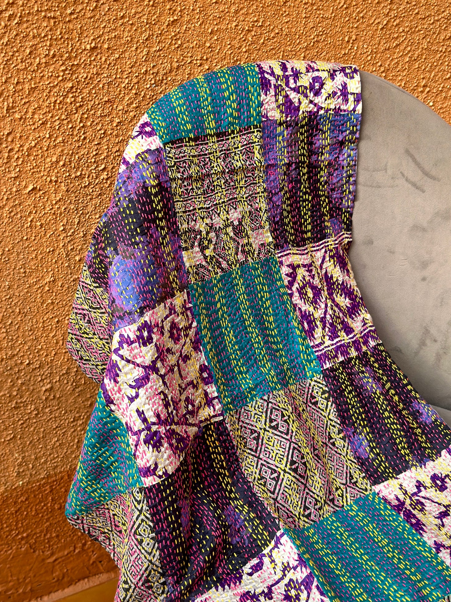Violets & Lavender Two Way Pastiche Scarf