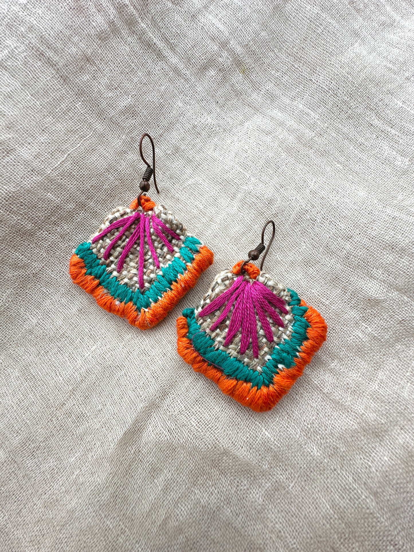 Handmade Jute Earrings