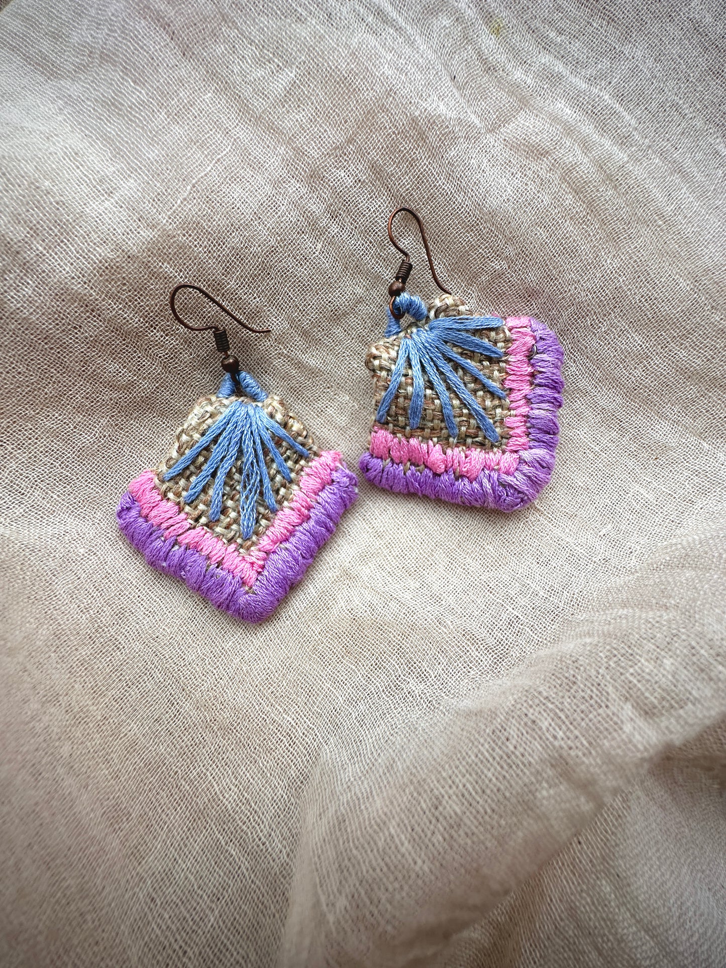 Handmade Jute Earrings