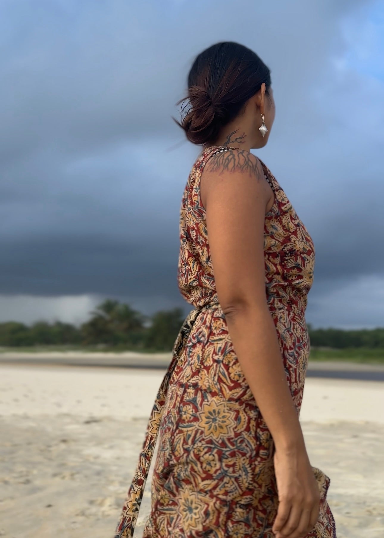 High Tide Low Tide Wrap Around Dress