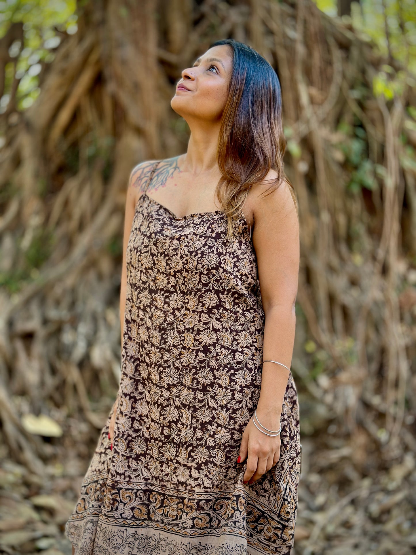 Wild Vine Slip Dress