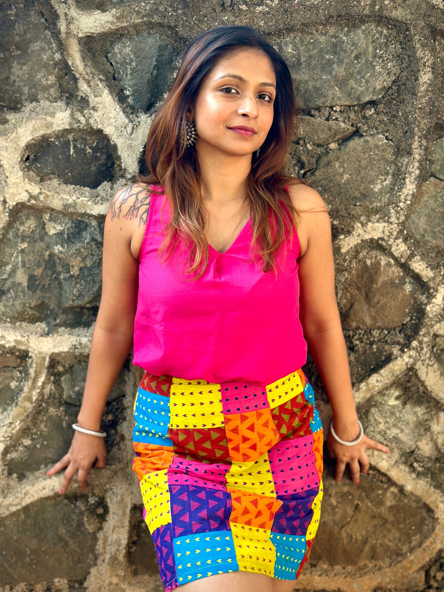 Karaikudi Mini Skirt