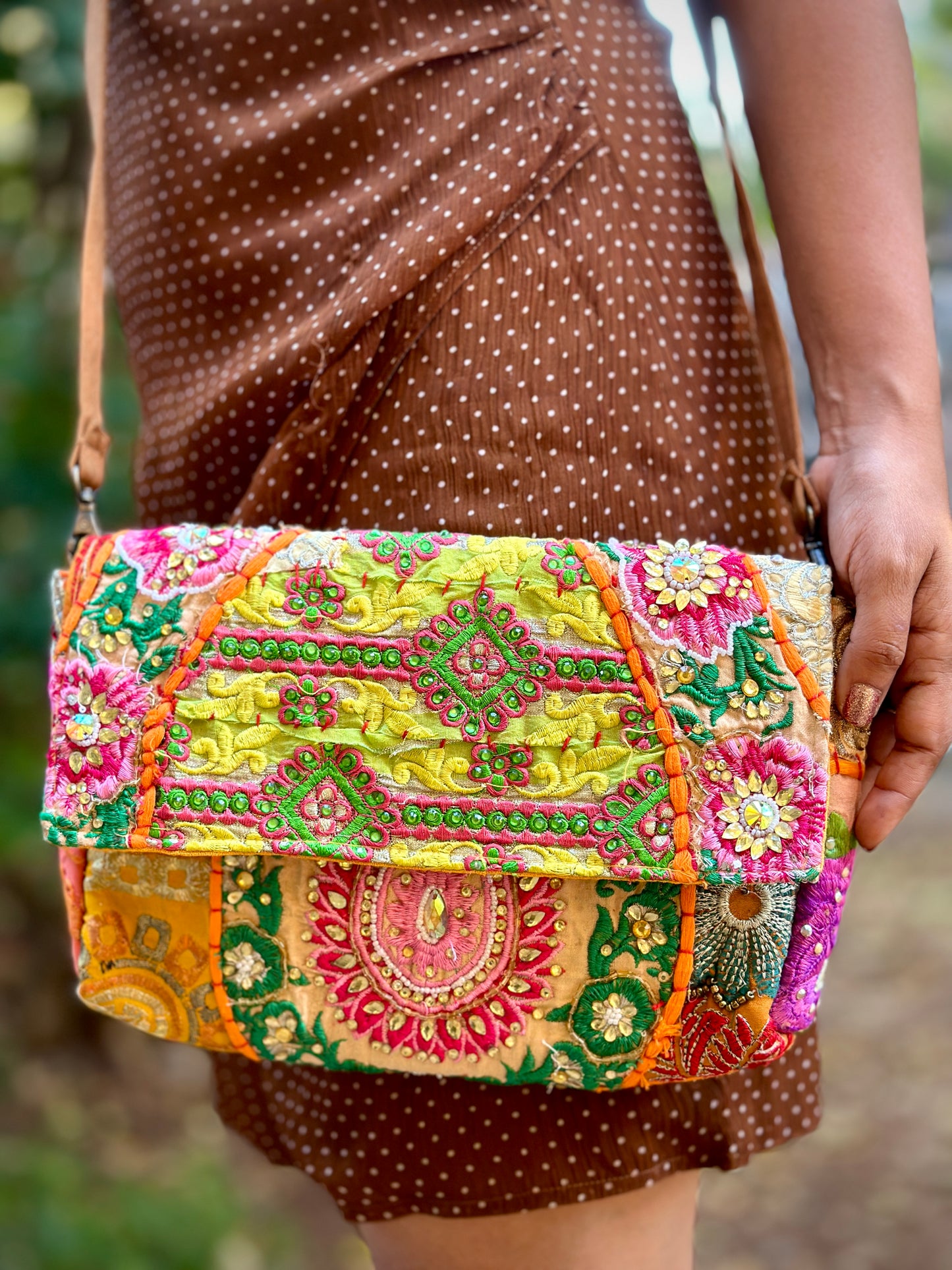 Saffron Pochette/ Sling Bag