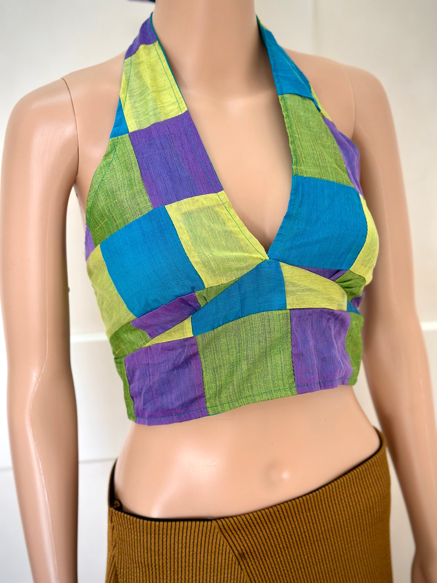 Pansy Tie-back Halter Top