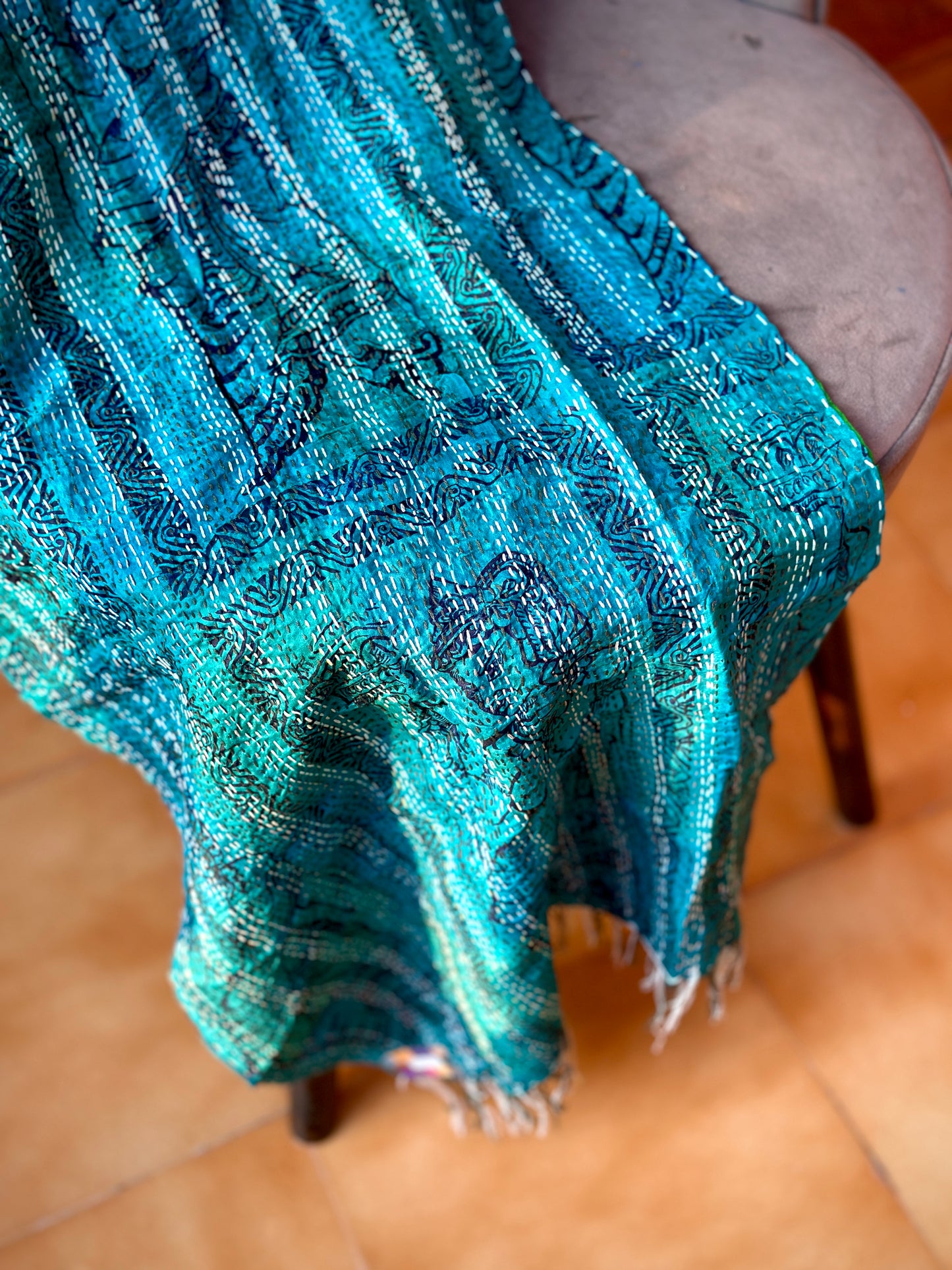 Ocean & River Two-way Pastiche Scarf