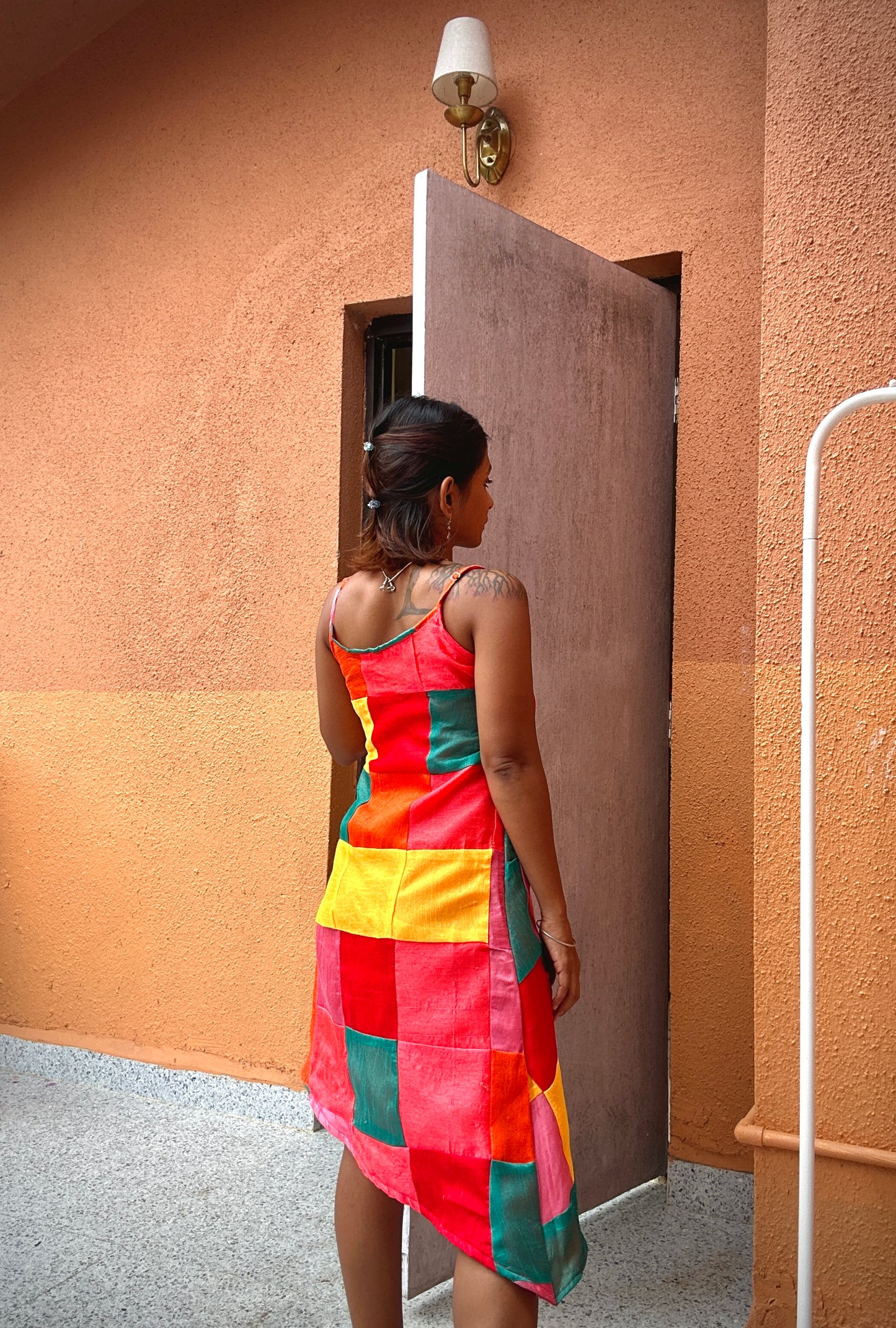 Chromatic Slip Dress