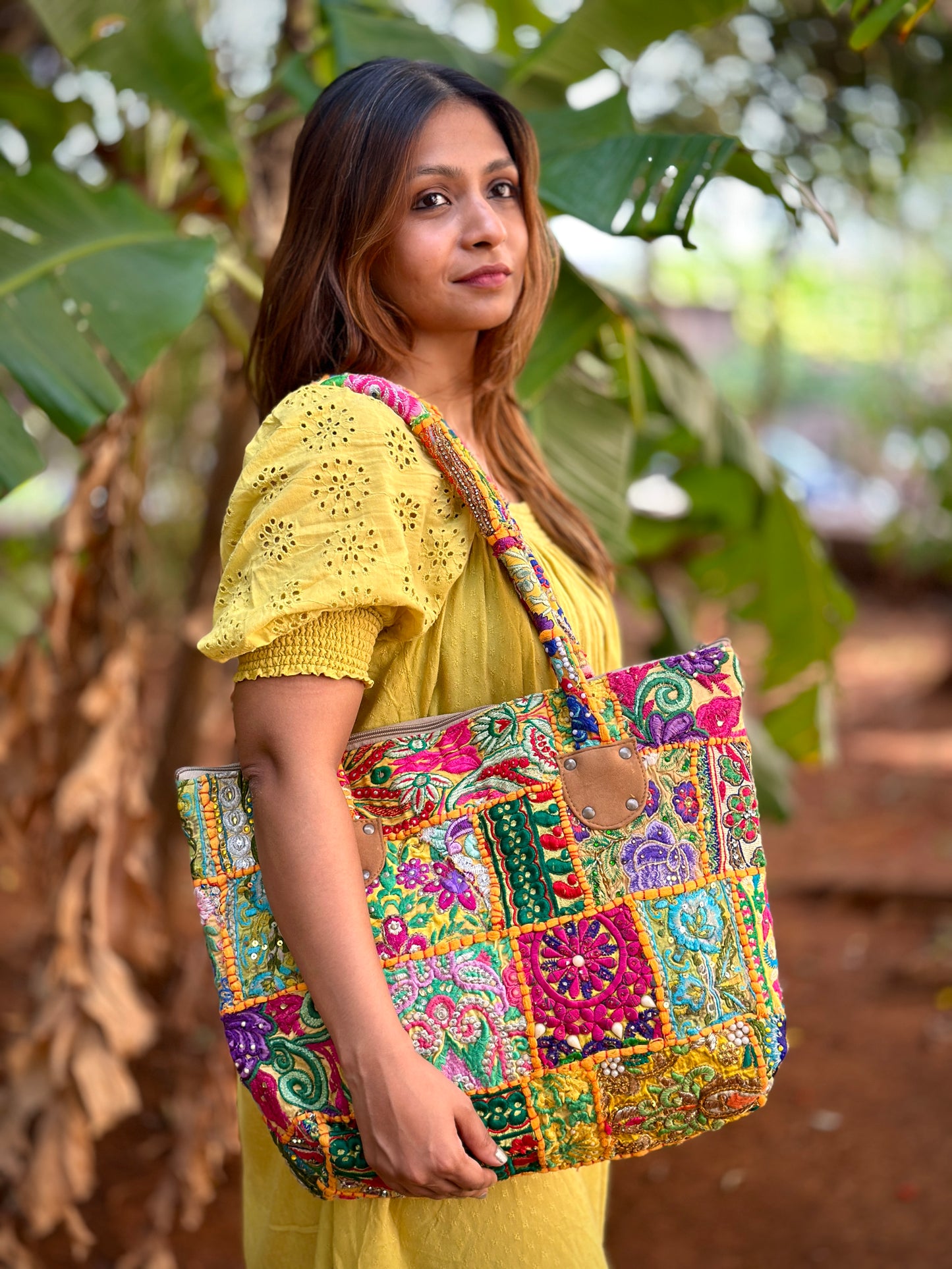 Marigold Guriya Tote Bag